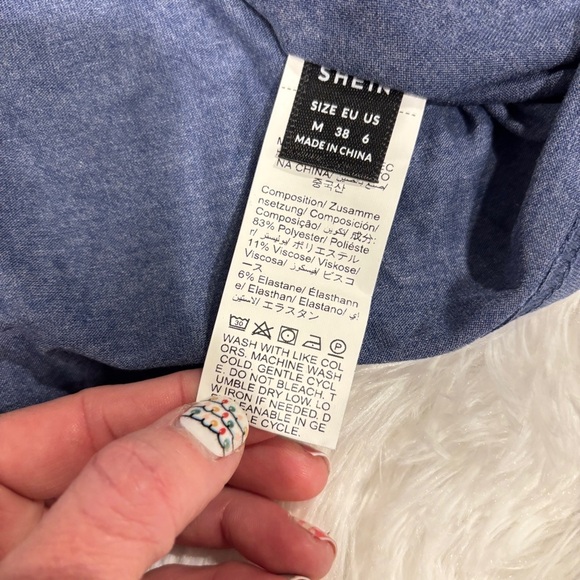 SHEIN LUNE Women's Summer Casual V-Neck Letter & Baseball Tank Top Med NEW - Picture 6 of 10